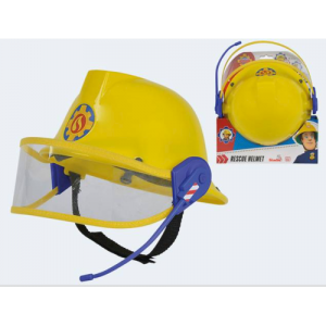 Brandmand Sam hjelm med mikrofon 23cm