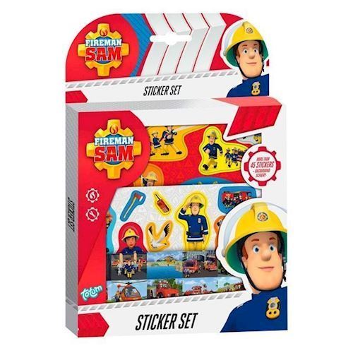 Totum Brandmand Sam - Klistermærke Sæt