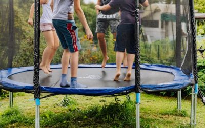 Sikre trampoliner designet specielt til børnefamilier